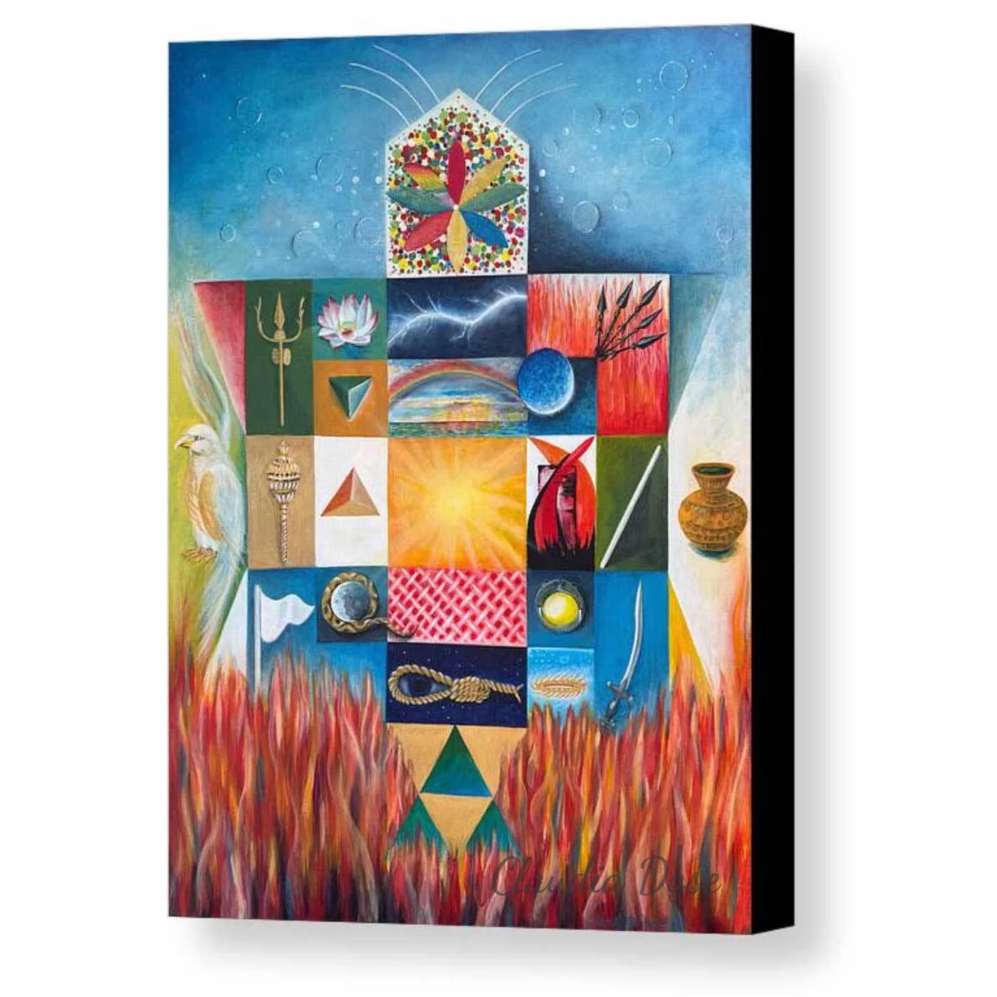 Kalash Yantra - Sacred Geometry in our body and the universe - View 4